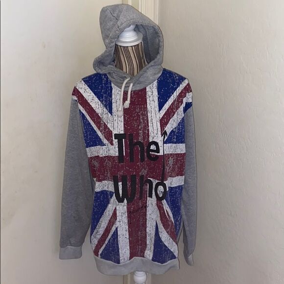 The Who Distressed Graphic Hoodie Sweatshirt Music Band Concert - Picture 1 of 7